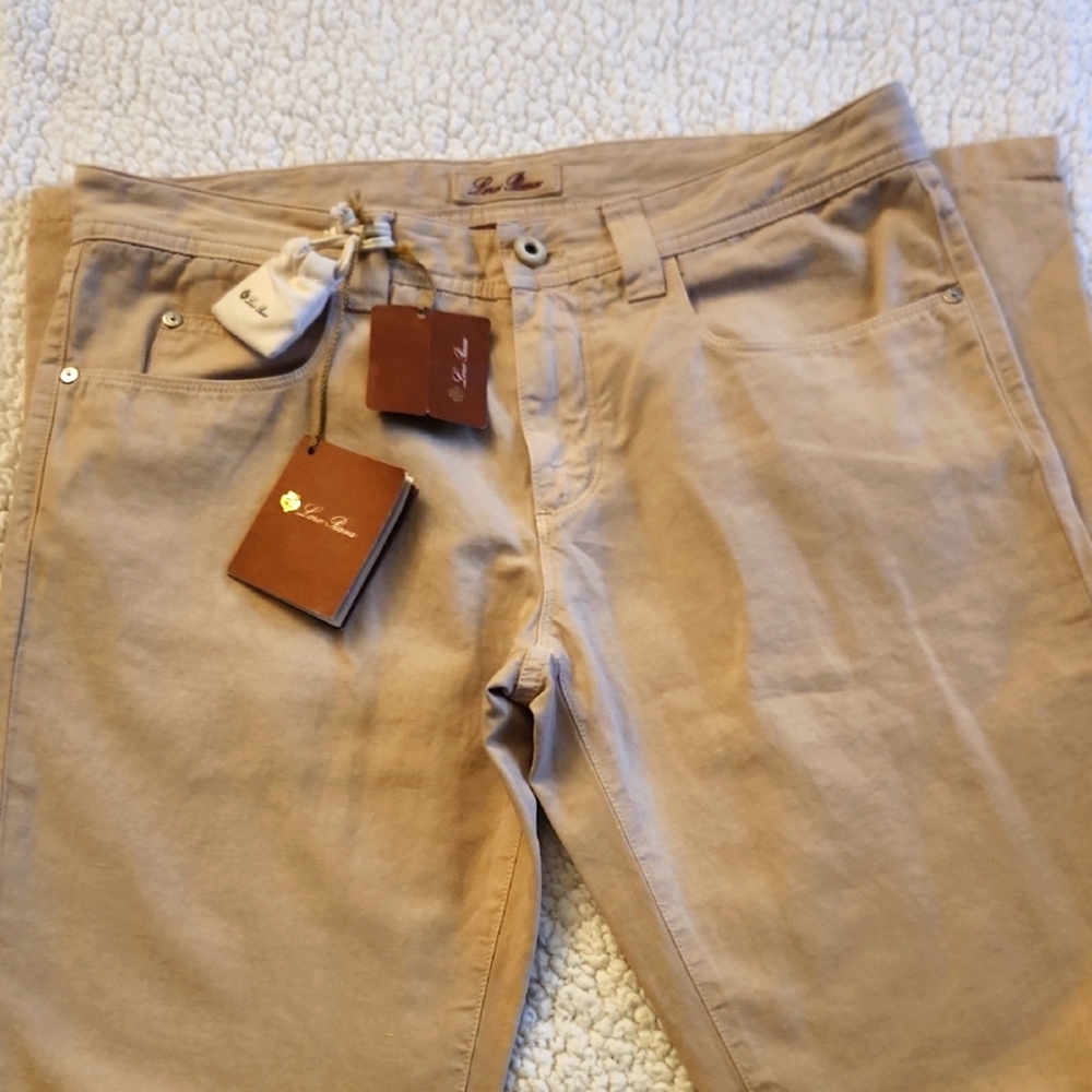 Loro Piana Tan Casual 5 pocket Pants
